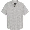 Rails Carson Printed Short Sleeve Shirt In Autumn Daisy Ocean