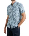 Rails Carson Botanical Print Short Sleeve Linen Blend Button-up Shirt In Multi