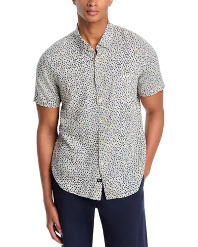 Rails Carson Printed Short Sleeve Shirt In Autumn Daisy Ocean