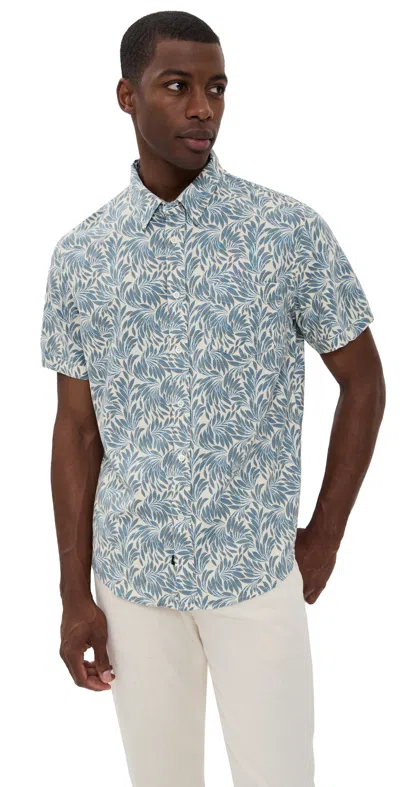 Rails Carson Shirt Ecru Banana Leaf