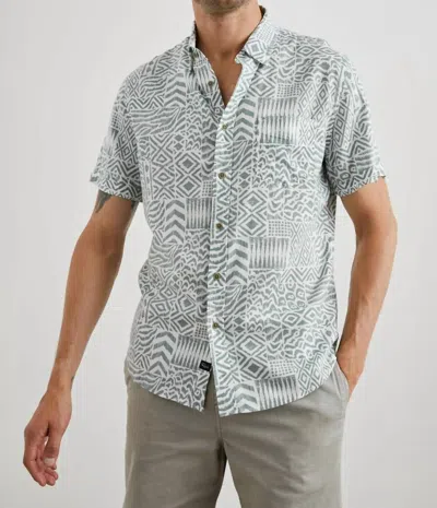 Rails Carson Shirt In Bambu Block Kalamata In Gray