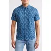 Rails Carson Short Sleeve Button-up Shirt In Blue