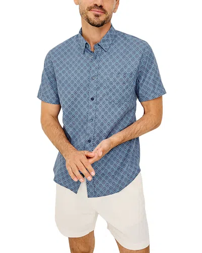 Rails Carson Short Sleeve Shirt In Blue