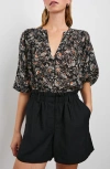 Rails Cassat Deep V-neckline Blouse In Cassia In Cassia