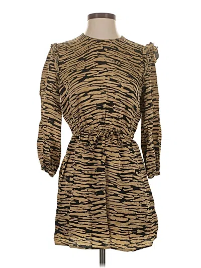 Pre-owned Rails Casual Dress In Brown