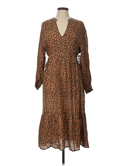 Pre-owned Rails Casual Dress In Brown