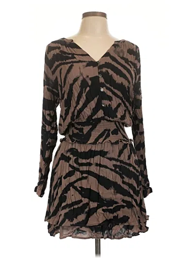 Pre-owned Rails Casual Dress In Brown