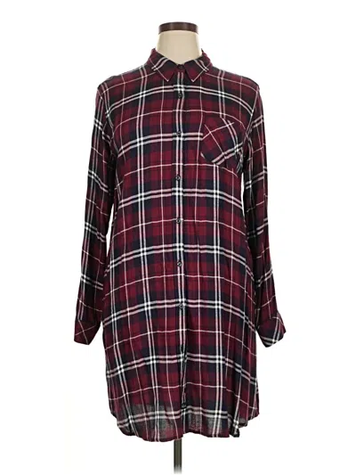 Pre-owned Rails Casual Dress In Burgundy