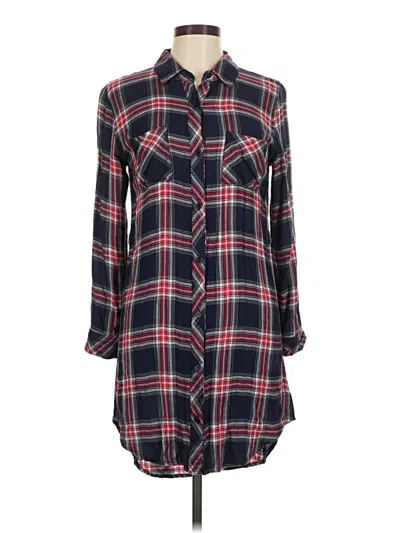 Pre-owned Rails Casual Dress In Burgundy