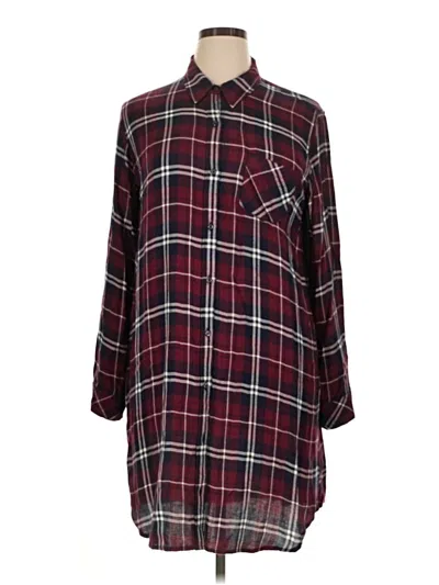 Pre-owned Rails Casual Dress In Burgundy