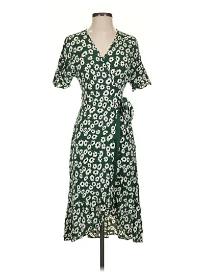 Pre-owned Rails Casual Dress In Green