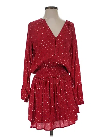 Pre-owned Rails Casual Dress In Red