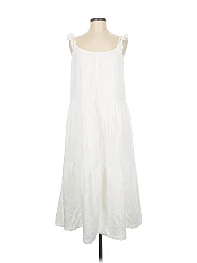 Pre-owned Rails Casual Dress In White