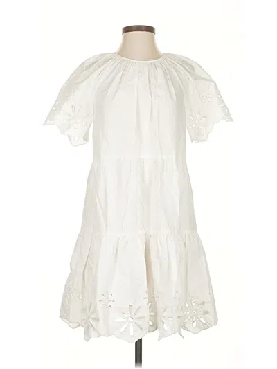 Pre-owned Rails Casual Dress In White