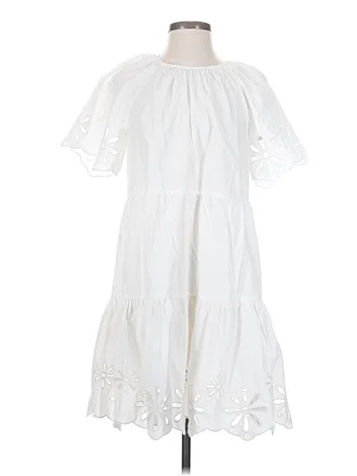 Pre-owned Rails Casual Dress In White