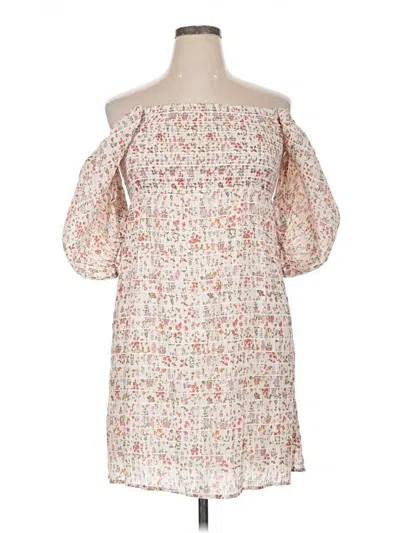 Pre-owned Rails Casual Dress In White