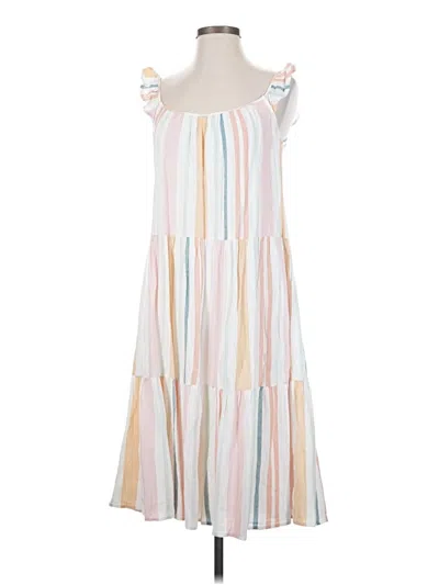 Pre-owned Rails Casual Dress In White