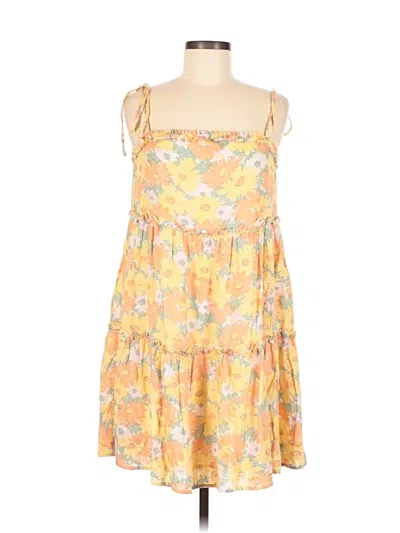 Pre-owned Rails Casual Dress In Yellow
