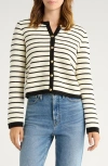 Rails Catania Stripe Cotton Cardigan In Multi
