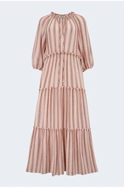 Rails Caterine Dress In Camino Stripe In Pink