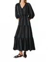 Rails Caterine Maxi Dress In Balboa Stripe In Black