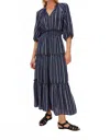 Rails Caterine Maxi Dress In Roche In Blue