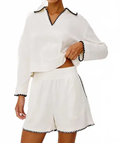 Rails Cati Sweatshirt In Ivory In White