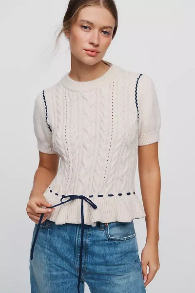 Rails Chandi Cotton Wool Blend Top In White