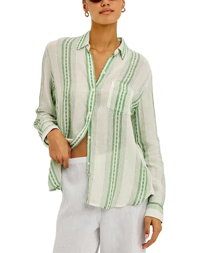Rails Charli Embroidered Shirt In White