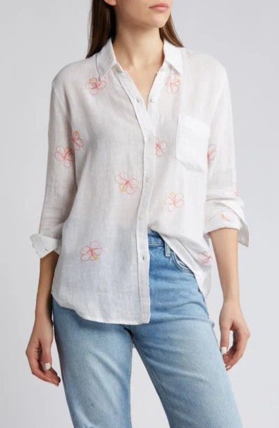 RAILS CHARLI LINEN BLEND BUTTON-UP SHIRT