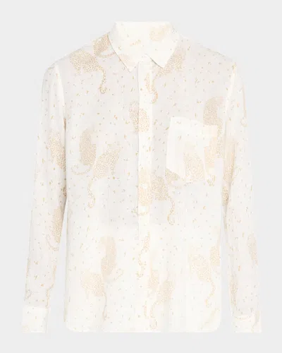 RAILS CHARLI LINEN BUTTON-FRONT SHIRT