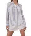 Rails Charli Shirt In Villa Stripe In Multi