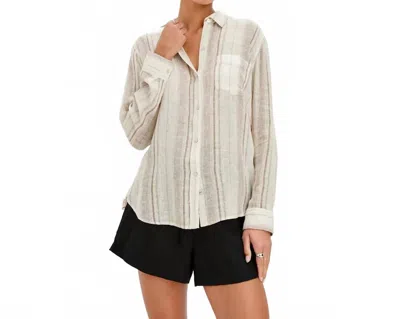 Rails Charlie In Reims Stripe In Beige In Neutral