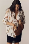 Rails Charlie Linen Blend Printed Buttondown Shirt