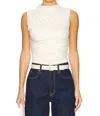 Rails Christen Ruched Funnel Neck Top In Multi