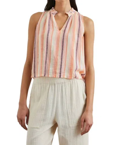 RAILS CHRISTY TANK TOP IN PAPAYA STRIPE