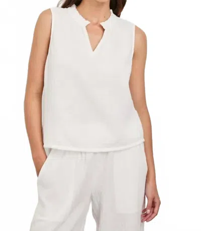 Rails Christy V-neck Top In White