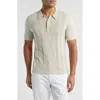Rails Cillian Knit Short Sleeve Button-up Shirt In Gray