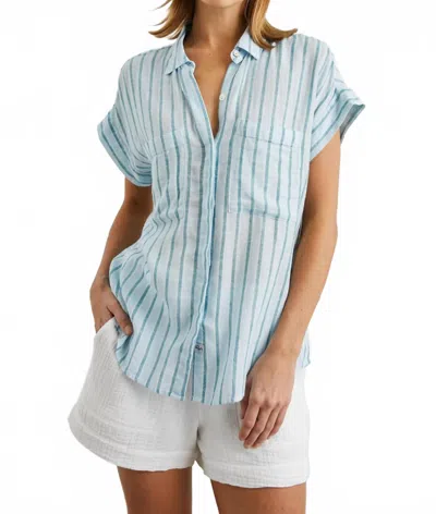 Rails Cito Shirt In Cambria Stripe In Blue