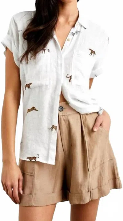 Rails Cito Shirt In Safari Cheetah In Multi