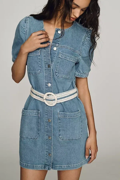 Rails Clairemont Denim Mini Dress In Blue