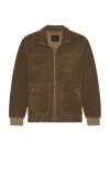 Rails Clark Full Zip Jacket In Brown