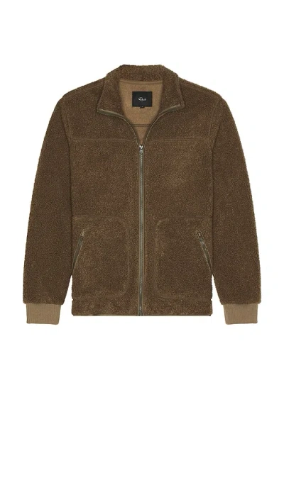 Rails Clark Full Zip Jacket In Brown