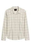 Rails Clyde Plaid Hemp & Cotton Button-up Shirt In White