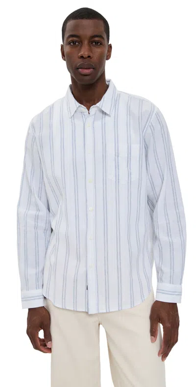 Rails Clyde Shirt White Azure