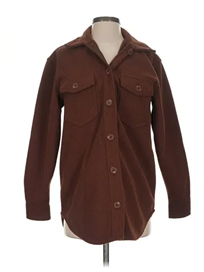 Pre-owned Rails Coat In Brown