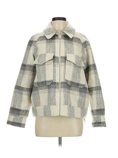 Pre-owned Rails Coat In Gray