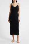 Rails Colleen Cotton Sweater Midi Dress In Black