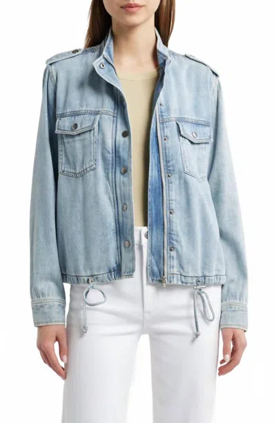 Rails Collins Denim Utility Jacket In Faded Indigo In Blue