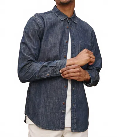 Rails Colton Button Down Jean Jacket In Dark Wash In Blue
